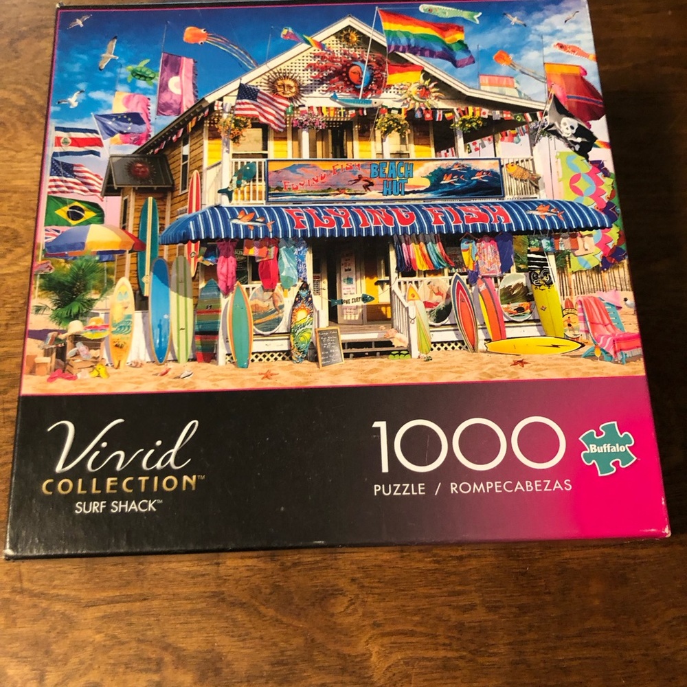 Vivid Collection- Surf Shack 1000 Pc. Puzzle NEW
